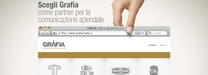 La campagna advertising Grafia